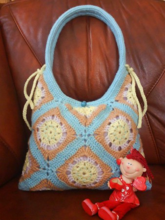 háčkovaná taška